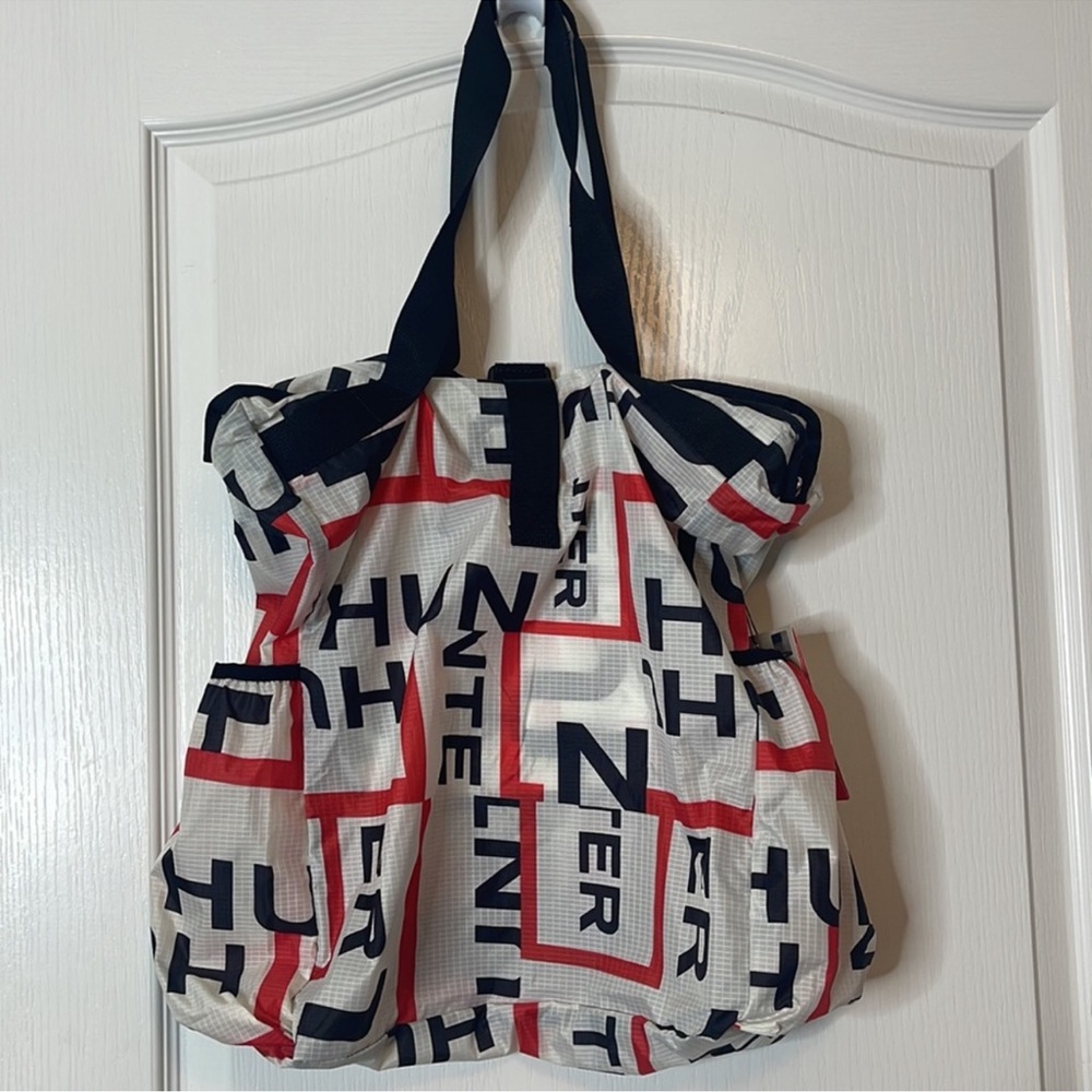 Hunter Original Ripstop Packable Tote Bag Exploded Logo - Picture 10 of 13
